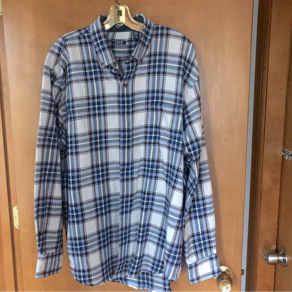 IZOD cotton flannel shirt